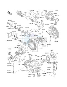 KLF 300 B [BAYOU 300] (B10-B14) [BAYOU 300] drawing DRIVE SHAFT_FINAL GEAR