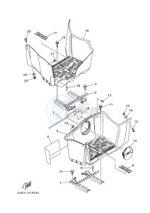 YFM700FWAD YFM70GPSG GRIZZLY 700 EPS SPECIAL EDITION (B313) drawing STAND & FOOTREST