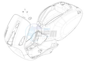 Sprint 50 4T 4V (NAFTA) drawing Frame/bodywork