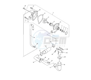 YZF R6 600 drawing WATER PUMP