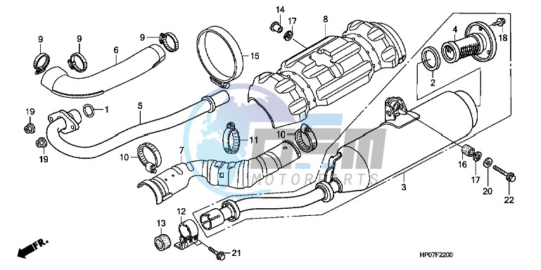 EXHAUST MUFFLER