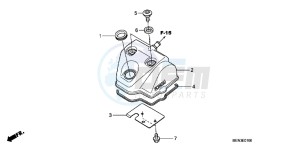 CRF450RC drawing CYLINDER HEAD COVER