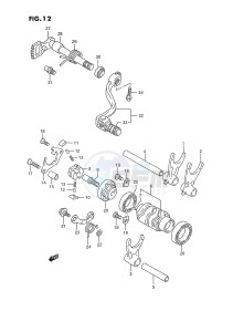 RM250 (E2) drawing GEAR SHIFTING