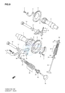 VL800CUE INTRUDER EU drawing CAMSHAFT_VALVE