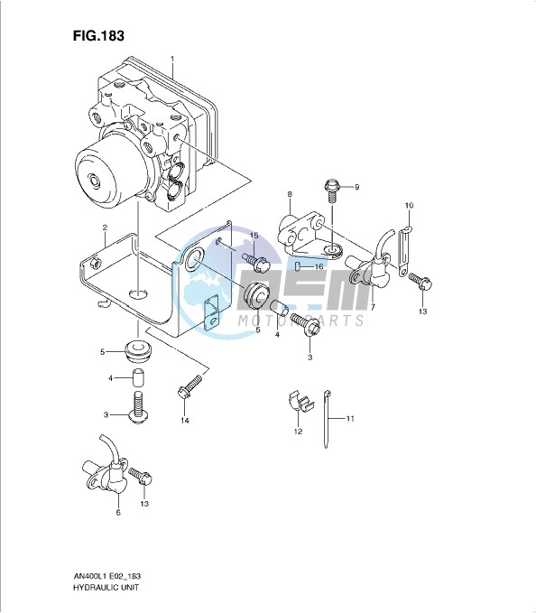 HYDRAULIC UNIT (AN400ZAL1 E51)