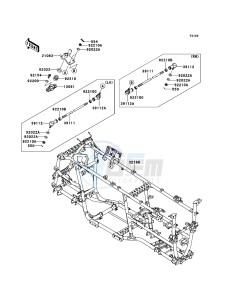 KVF750_4X4_EPS KVF750HDF EU drawing Frame