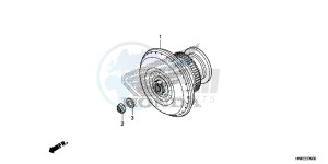 TRX680FAE TRX680 Europe Direct - (ED) drawing TORQUE CONVERTER