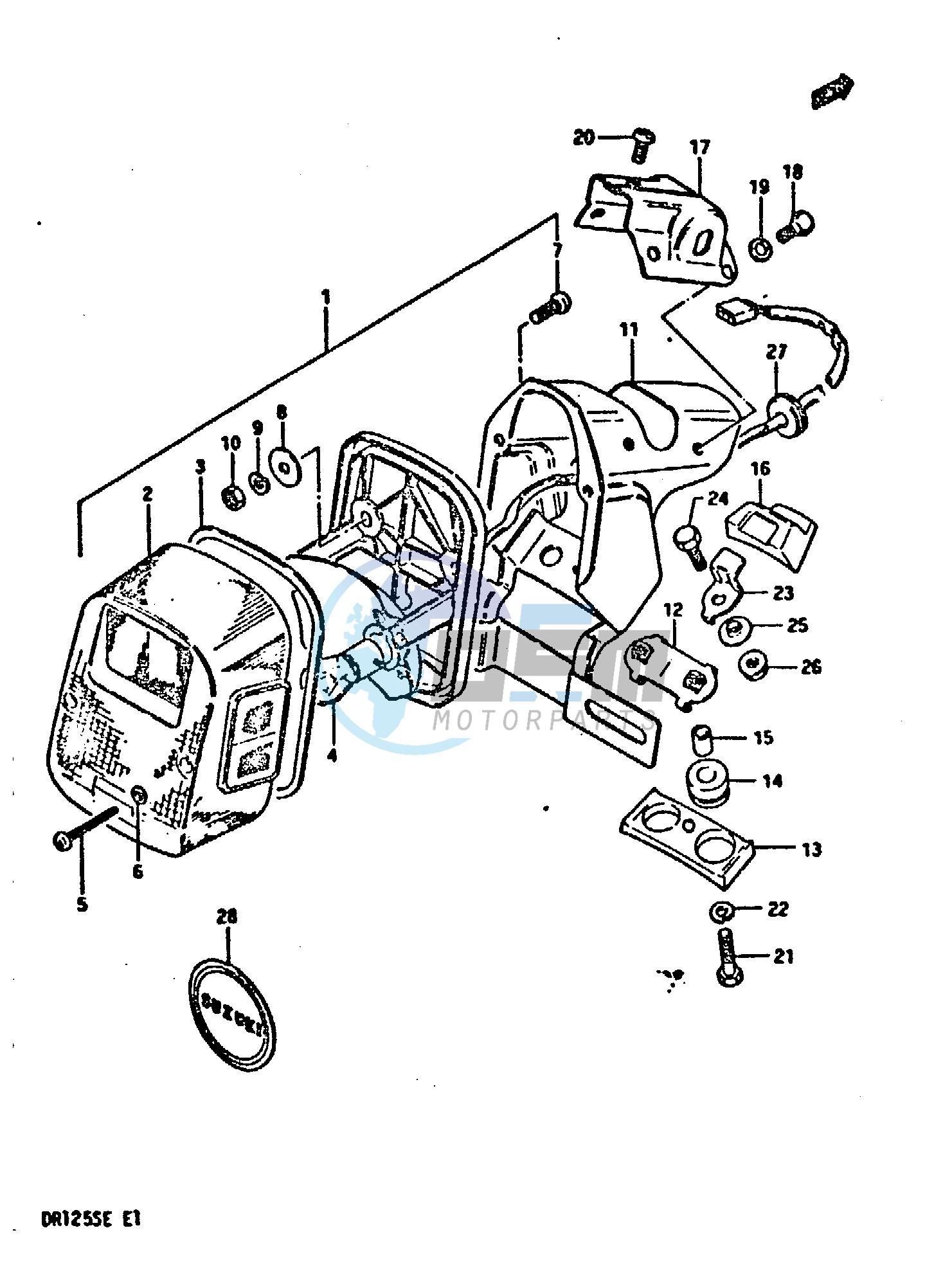 REAR COMBINATION LAMP (E2, E18)