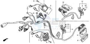 CBR600F4 drawing WIRE HARNESS (2)