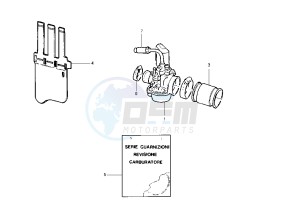 Runner SP 50 drawing Caburetor Assy