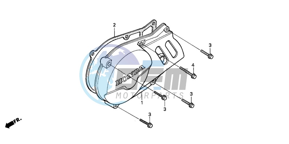 LEFT CRANKCASE COVER