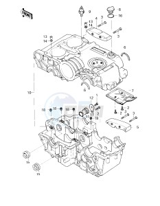 KZ 750 G [LTD II] (G1) [LTD II] drawing CRANKCASE