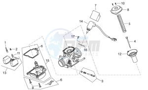 Atlantic 125 e3 drawing Carburettor II