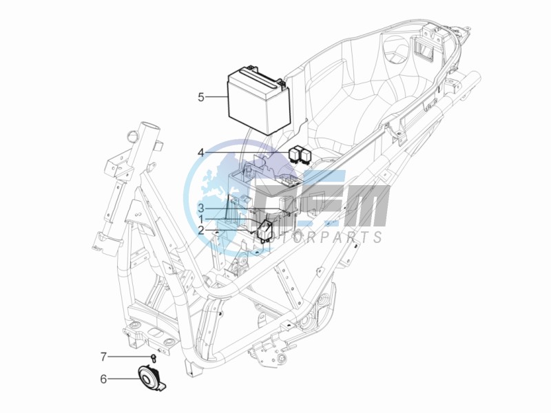 Remote control switches - Battery - Horn