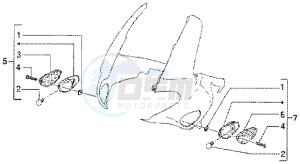 Runner 50 Poggiali drawing Front direction indicators