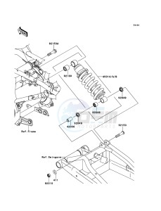 ER-6n ER650A7F GB XX (EU ME A(FRICA) drawing Suspension/Shock Absorber