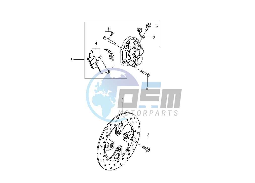 FRONT BRAKE CALIPER