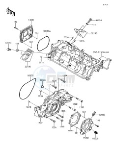 JET_SKI_ULTRA_310X JT1500LFF EU drawing Engine Cover(s)