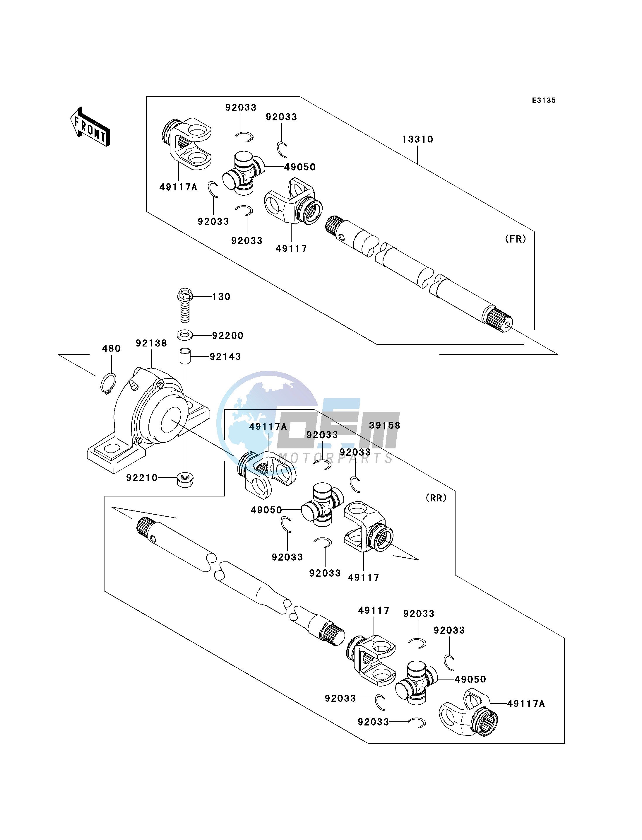 DRIVE SHAFT-PROPELLER