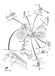 XJ6N 600 XJ6-N (NAKED) (B611 B612) drawing ELECTRICAL 1