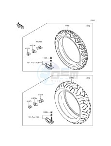 1400GTR ABS ZG1400EGF FR GB XX (EU ME A(FRICA) drawing Tires