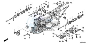 TRX420FED TRX420 Europe Direct - (ED) drawing FRAME BODY