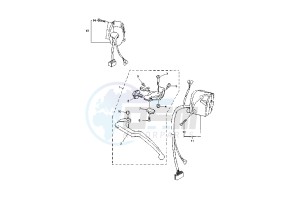 YZF-R1S 1000 drawing HANDLE SWITCH- LEVER