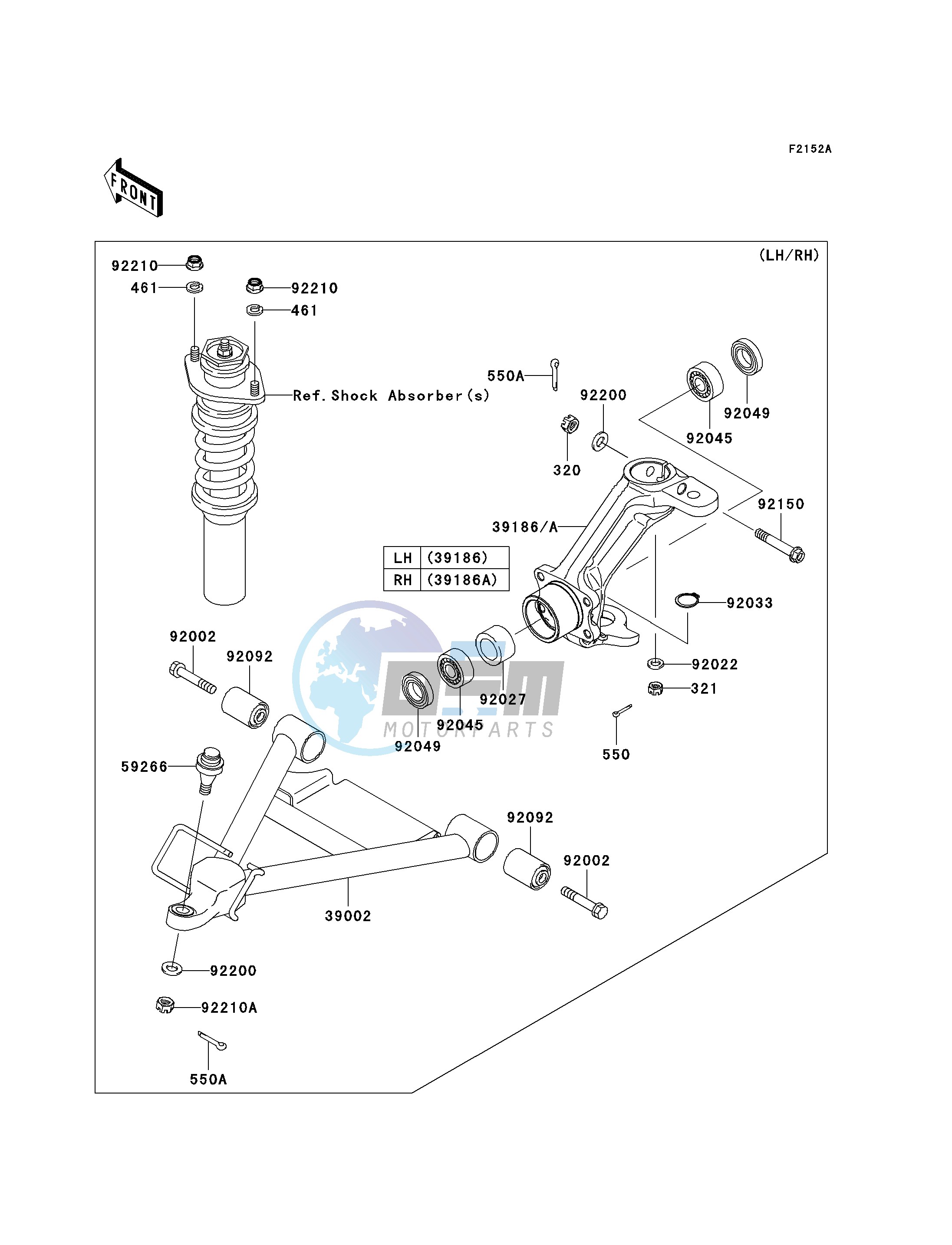 FRONT SUSPENSION-- K8F- -