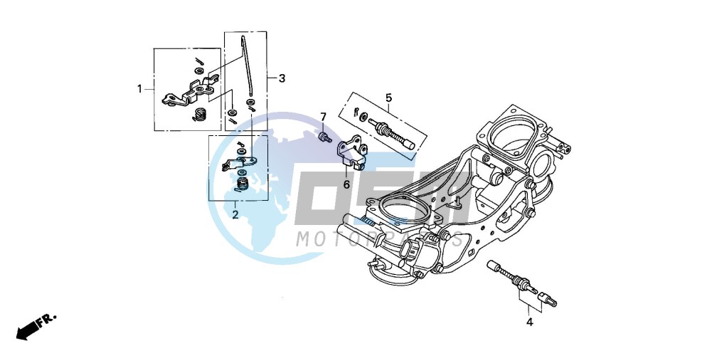 THROTTLE BODY (COMPONENT PARTS)