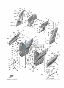 YXE850ENS YXE85WPLK (B8K8) drawing SIDE COVER