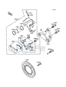 VN 1500 C [VULCAN 1500 L] (C3-C4) [VULCAN 1500 L] drawing REAR BRAKE