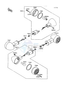 VN 1500 C [VULCAN 1500 L] (C3-C4) [VULCAN 1500 L] drawing TURN SIGNALS