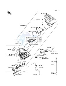 Z1000_ABS ZR1000ECFA FR XX (EU ME A(FRICA) drawing Air Cleaner