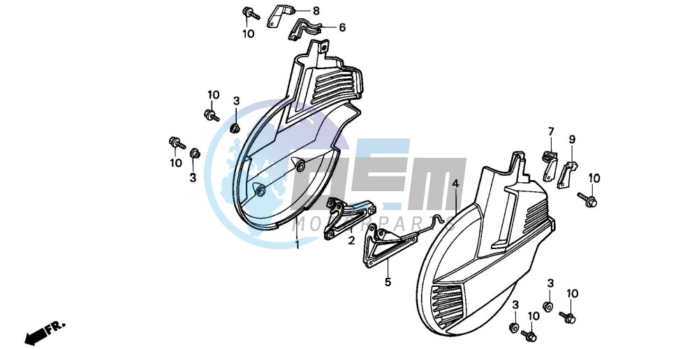 FRONT WHEEL COVER