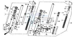 ST1100 drawing FRONT FORK