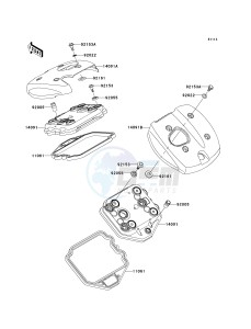 VN 900 D[VULCAN 900 CLASSIC LT] (6F-9F) D7F drawing CYLINDER HEAD COVER