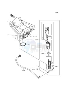 ZZR1400 ABS ZX1400JHF GB XX (EU ME A(FRICA) drawing Fuel Pump