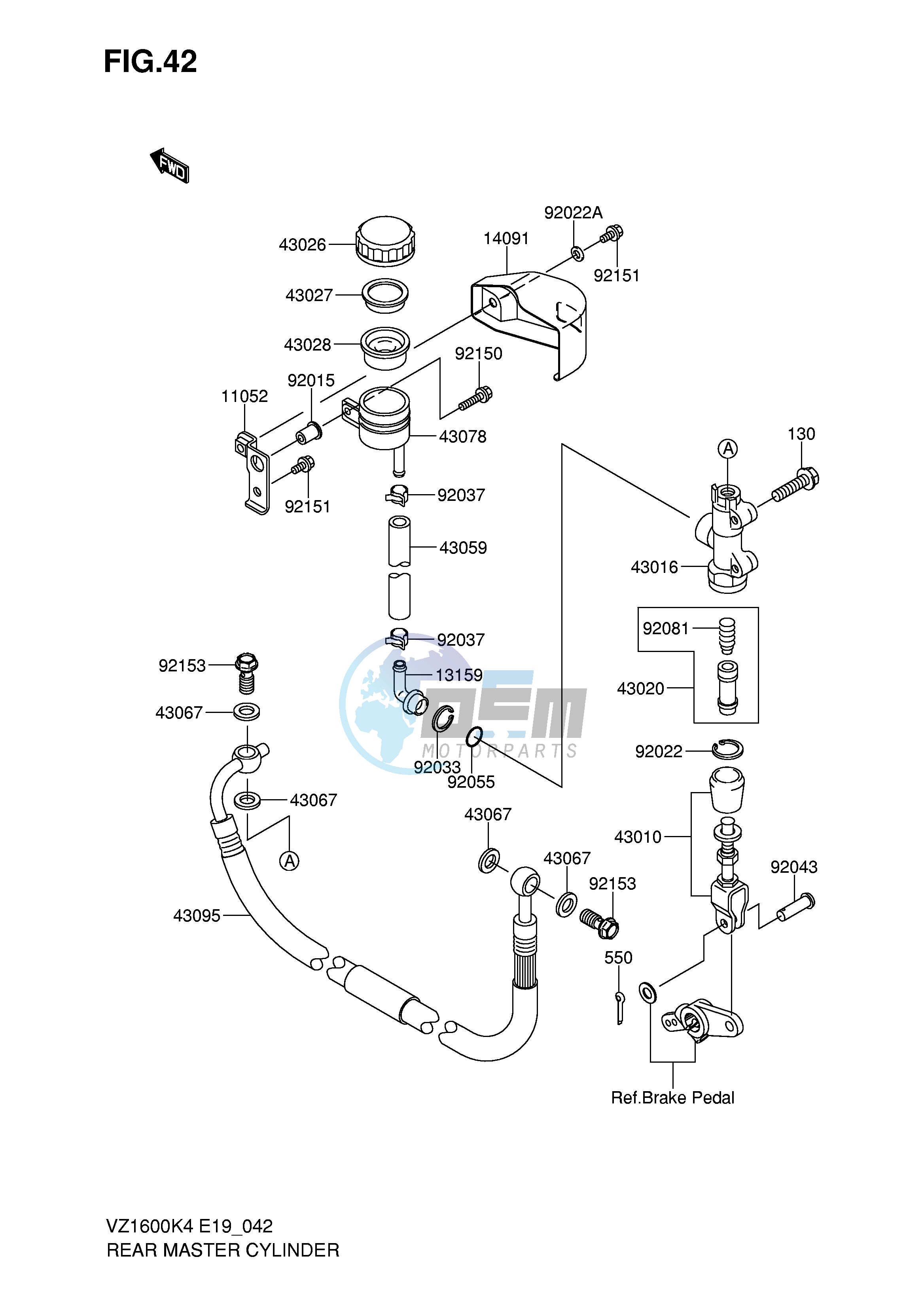 REAR MASTER CYLINDER