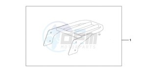 VT750C9 Europe Direct - (ED / MK) drawing REAR CARRIER