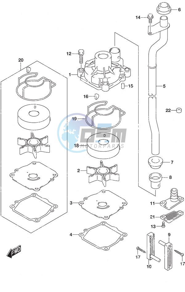 Water Pump High Thrust