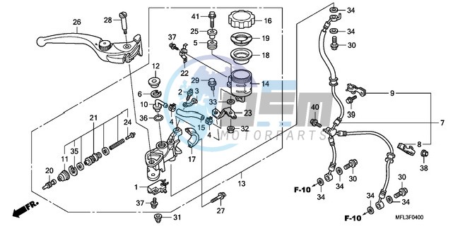 FR. BRAKE MASTER CYLINDER (CBR1000RR)