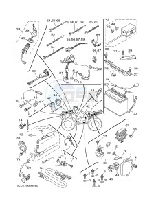 YFM450FWA YFM450DF GRIZZLY 450 IRS (1CUR) drawing ELECTRICAL 1