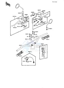 KE 175 D [KE175] (D4-D5) [KE175] drawing HANDLEBAR -- 82-83 KE175-D4_D5- -