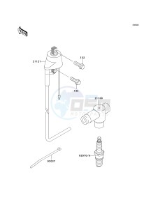 KDX 220 A [KDX220R] (A10-A12) [KDX220R] drawing IGNITION SYSTEM