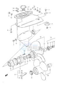 DF 9.9 drawing Gear Case