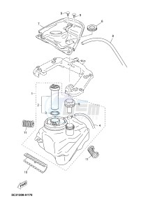 OVETTO 4 50 OVETTO 4 (2AC8) drawing FUEL TANK