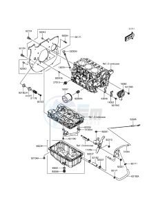 MULE PRO-DX KAF1000EGF EU drawing Oil Pan/Oil Filter