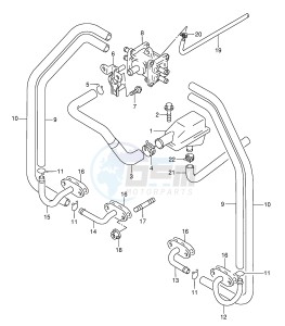 GSX600F (E2) Katana drawing 2ND AIR