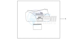 CBR1000RR9 UK - (E / MKH MME TRI) drawing INDOOR BODY COVER