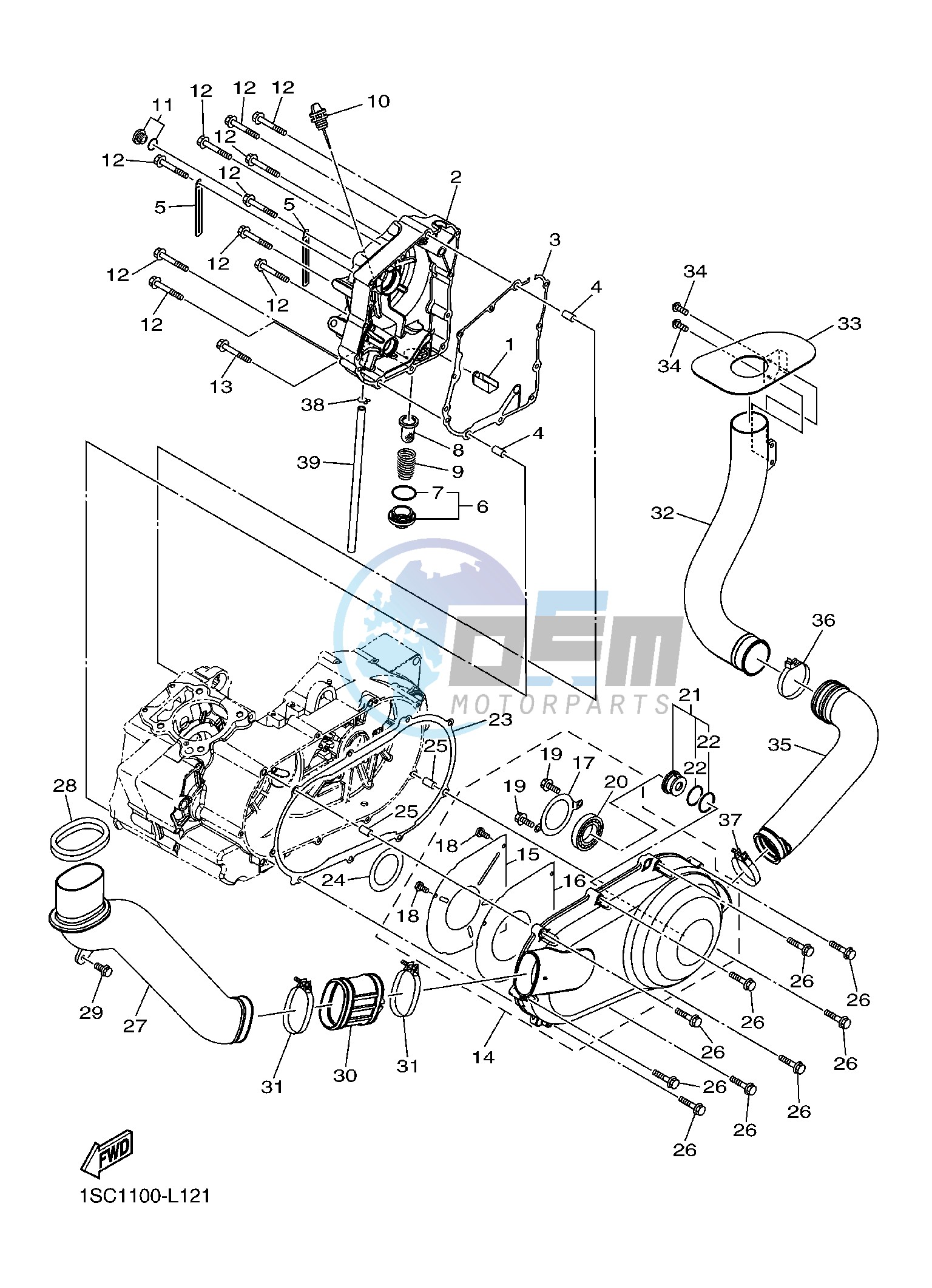 CRANKCASE COVER 1